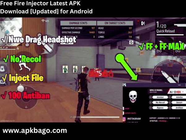 Free Fire Injector